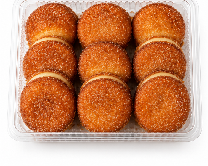 Galletas Rellenas de Leche Frita El Bandolero